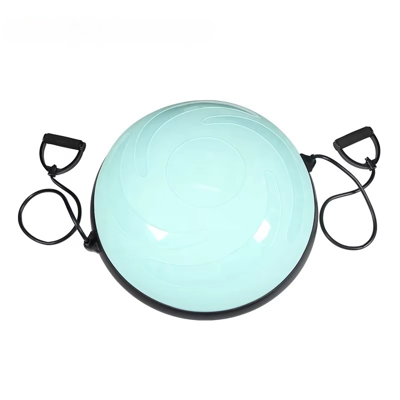 Pilates Yoga Ball Workout - Logo PVC Balance Ball mit Widerstandsband