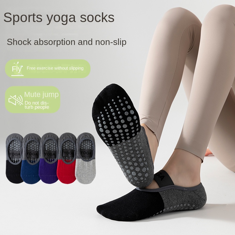 Pilates & Yoga Elastic Band - 5 Paar Cross-Border Professional Yoga-Socken, Baumwollsocken