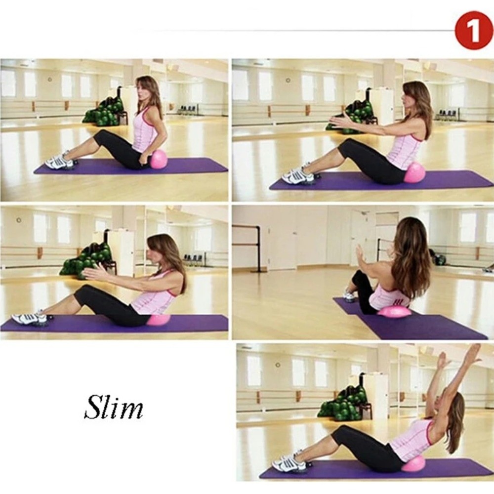 Pilates Yoga Ball Exercises - Neuer 25 cm Yoga-Ball, rutschfest, weiches