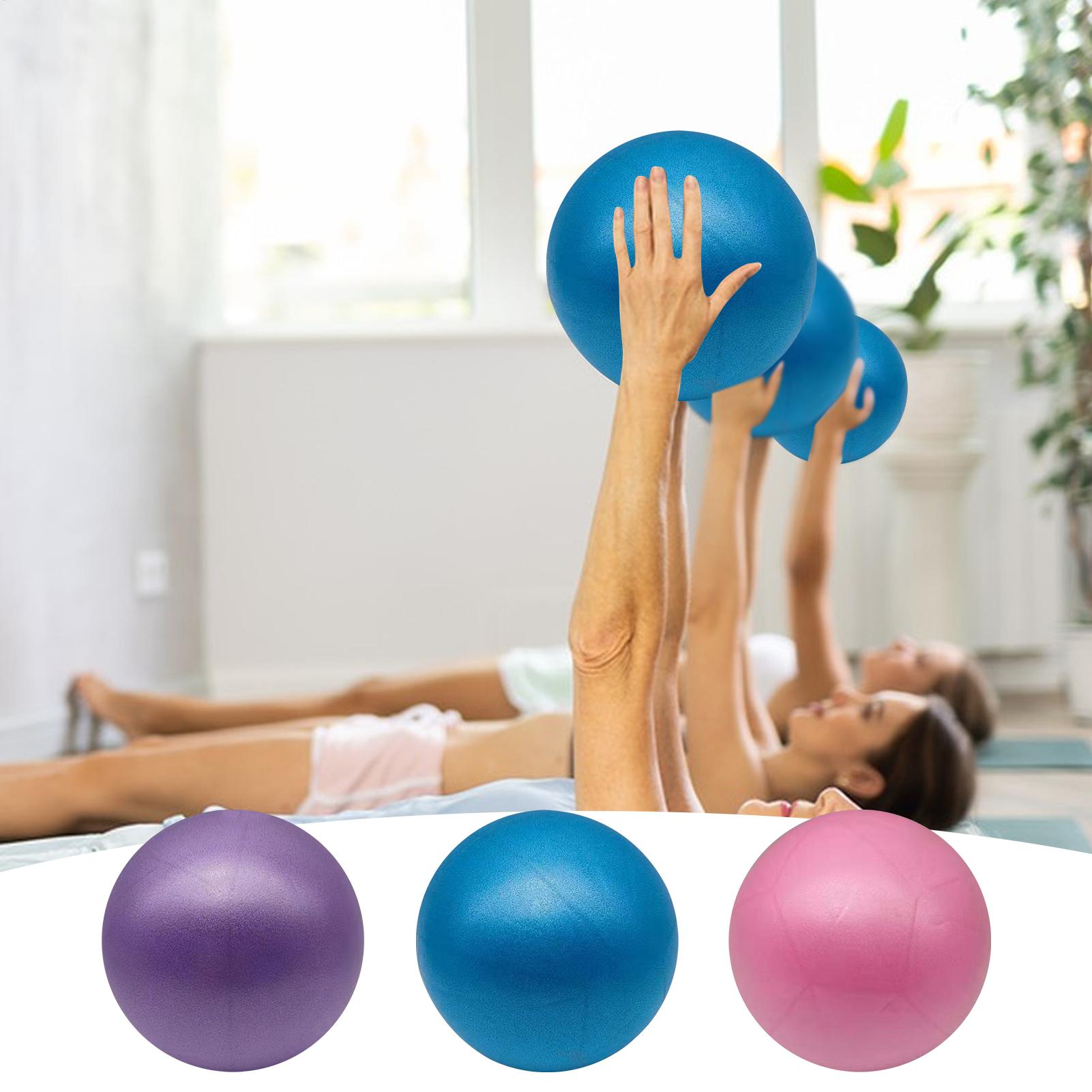 Pilates Yoga Ball Exercises - 15CM Aufblasbarer Indoor-Yogaball Fitness PVC Pilates
