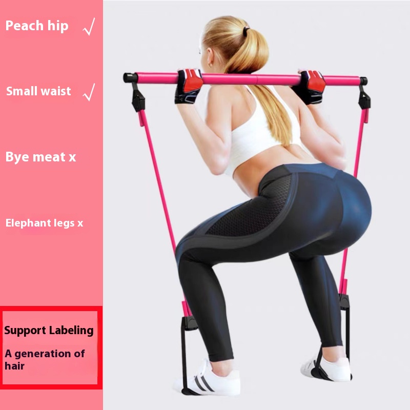 Pilates Yoga Tone - Pilates-Stick – verstellbare Fitnessstange für Heimtraining,