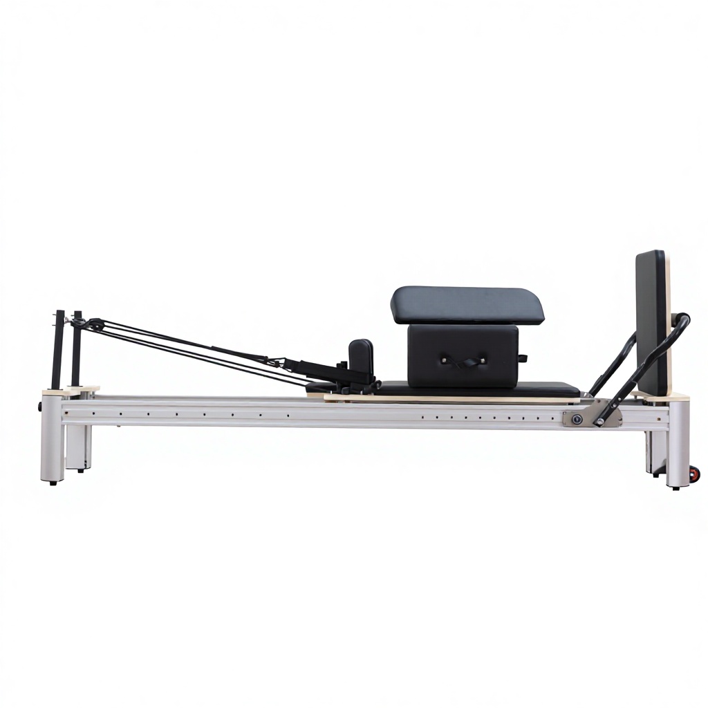 Pilates Yoga Certification - CE-Zertifiziertes Studio/Heim-Trainingsbett Vollausgestatteter Pilates Reformer Schwarzes