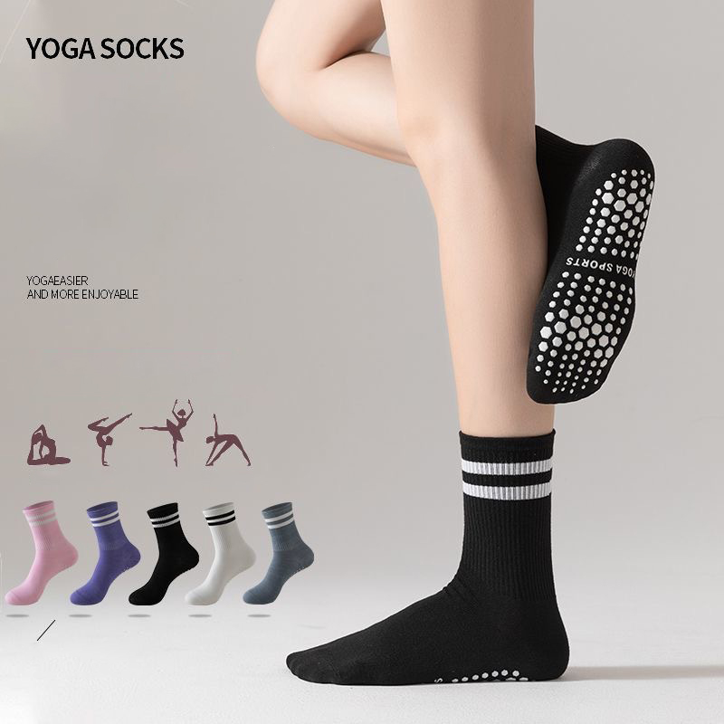 Pilates & Yoga Elastic Band - Dreamlikelin 1 Paar Damen-Yoga-Socken, rutschfeste, atmungsaktive