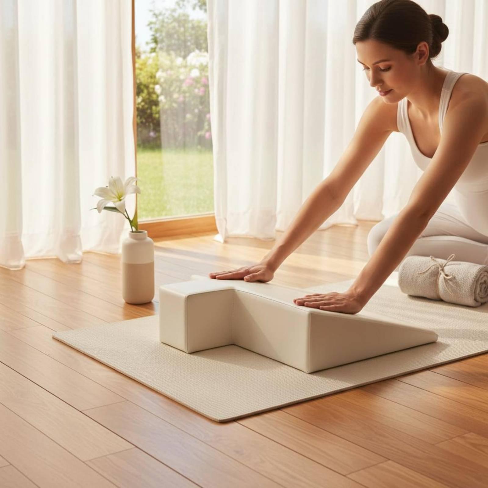 Pilates & Yoga Elastic Band - Schwangerschafts-Stützkissen aus Dichtschaumstoff, Übungskissen, Fitness-Pilates-Zubehör für