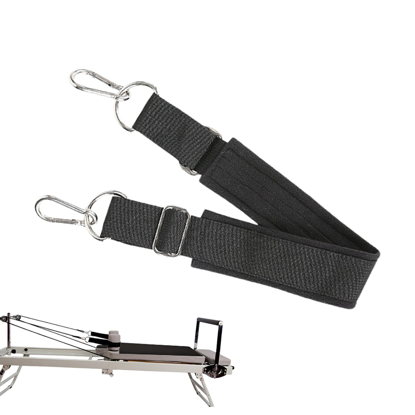 Pilates & Yoga Elastic Band - Reformer-Fußgurt mit Doppelschlaufe, Verdickt, Rutschfest, Verstellbar,
