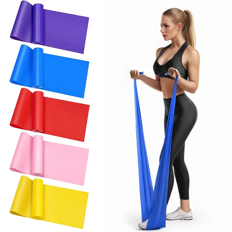 Pilates Yoga Home Workout - Elastische Yoga-Fitnessbänder, Yoga-Pilates, Widerstandsbänder für Männer