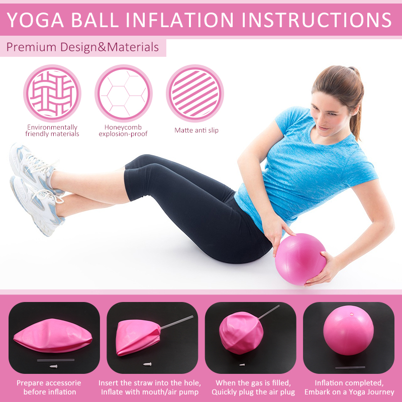 Pilates-Ball-Widerstandsbänder – Pilates Yoga Ball Exercises Bewertung und Preis