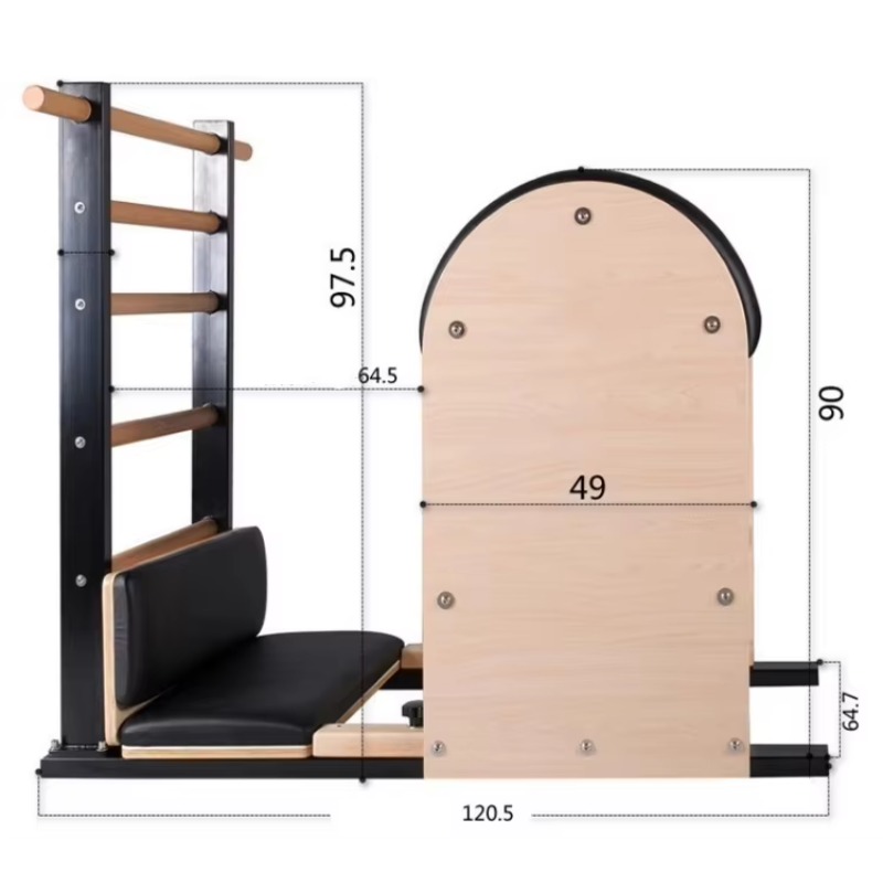 YTYIN Stahl-Ladder-Barrel mit  – Pilates Yoga Core Bewertung und Preis