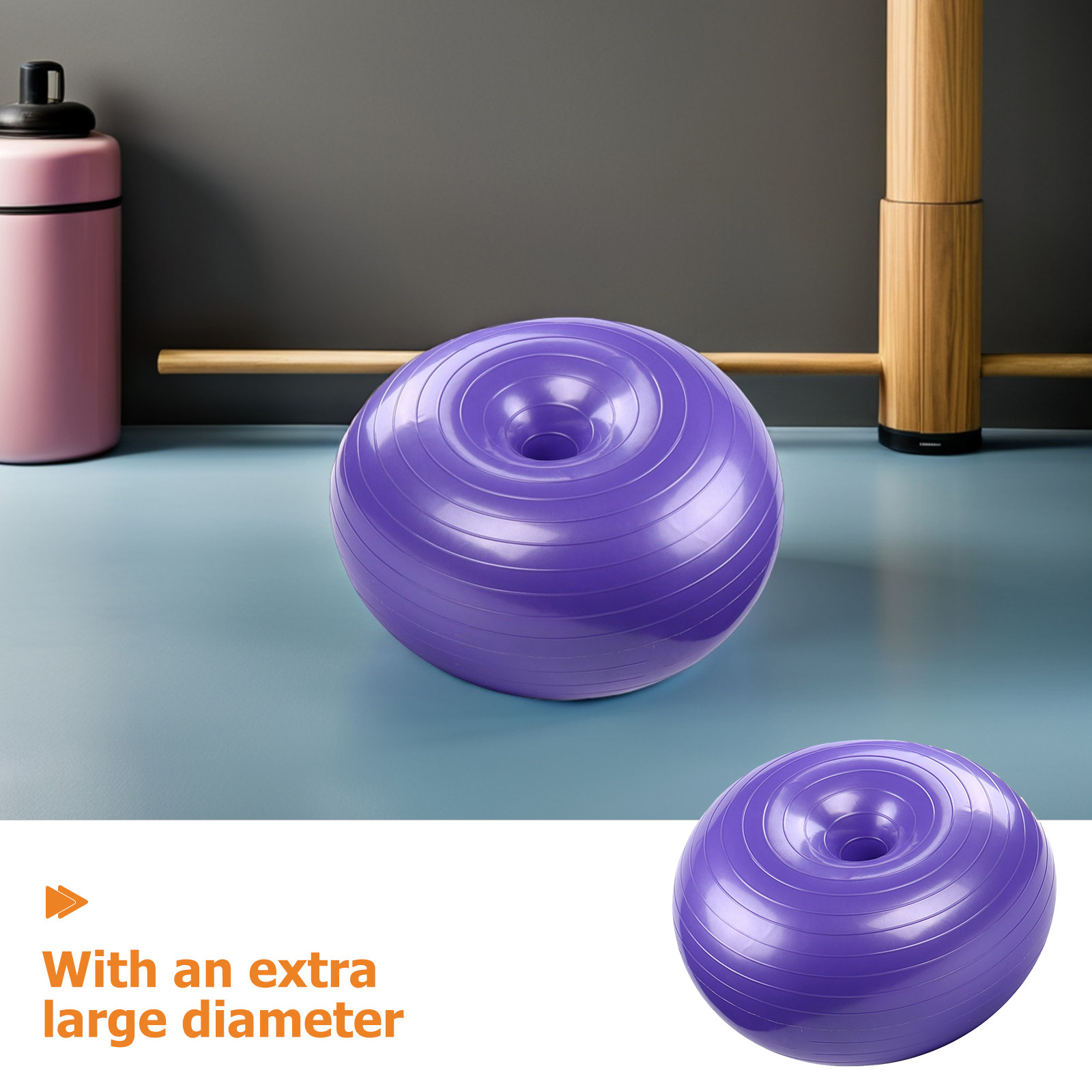 Yoga-Hilfsball in Donut-Form,  – Pilates Yoga Ball Workout Bewertung und Preis