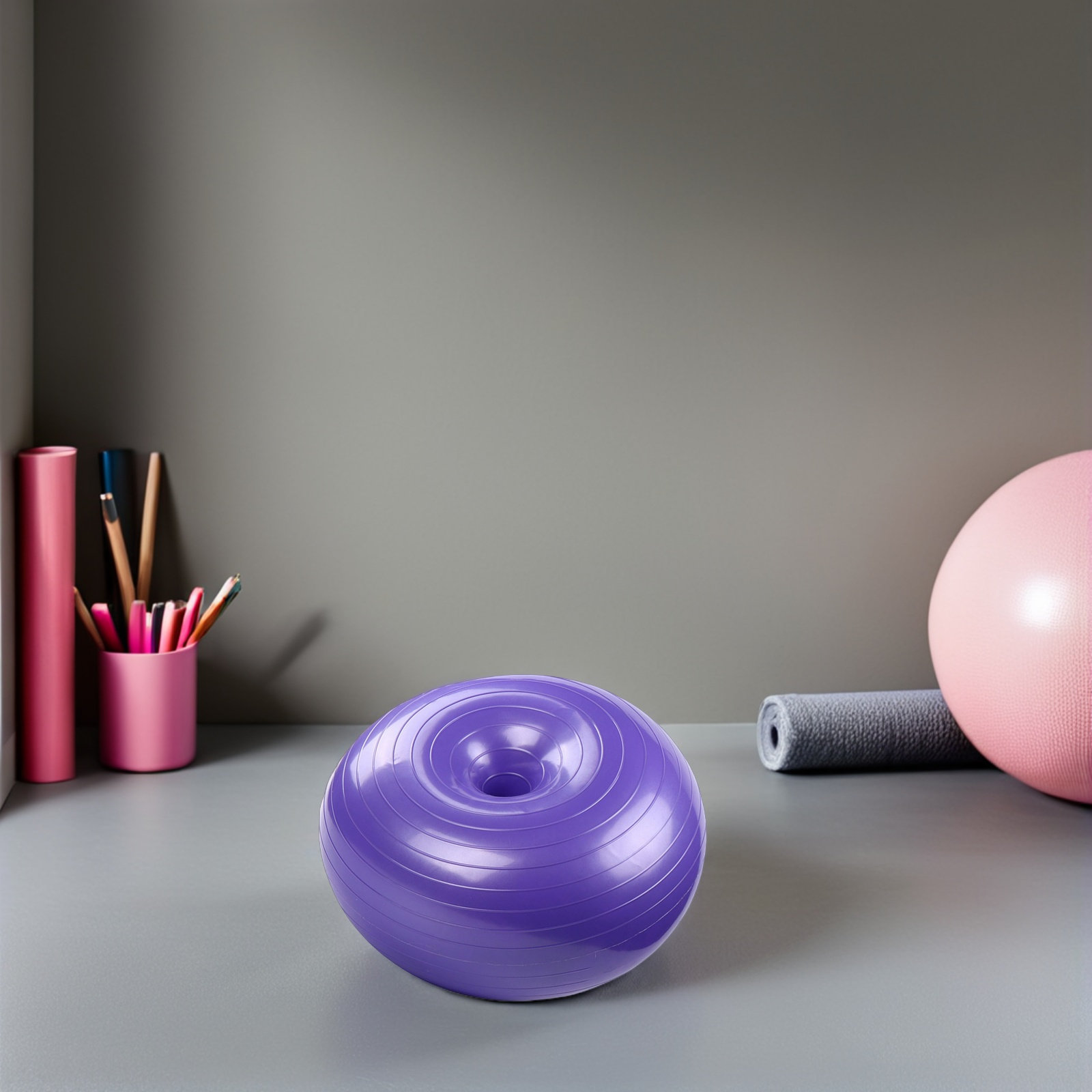 Yoga-Hilfsball in Donut-Form,  – Pilates Yoga Ball Workout Bewertung und Preis