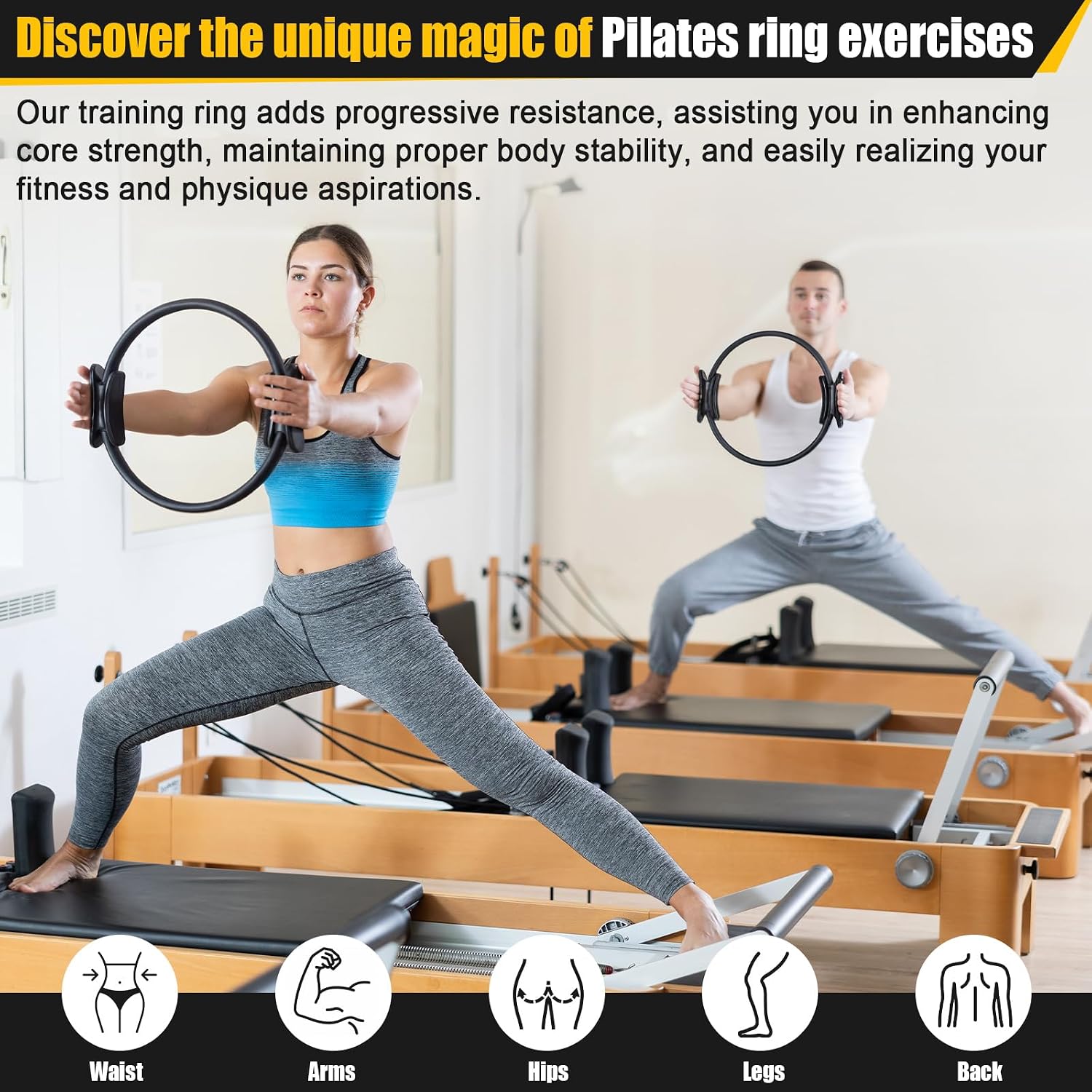 18-teiliges Pilates-Ring- und  – Pilates Yoga Tone Bewertung und Preis