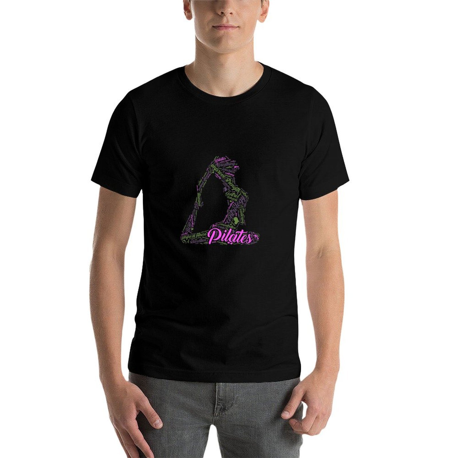 Damen-T-Shirt mit lustigem Wor – Pilates Yoga Classes Bewertung und Preis