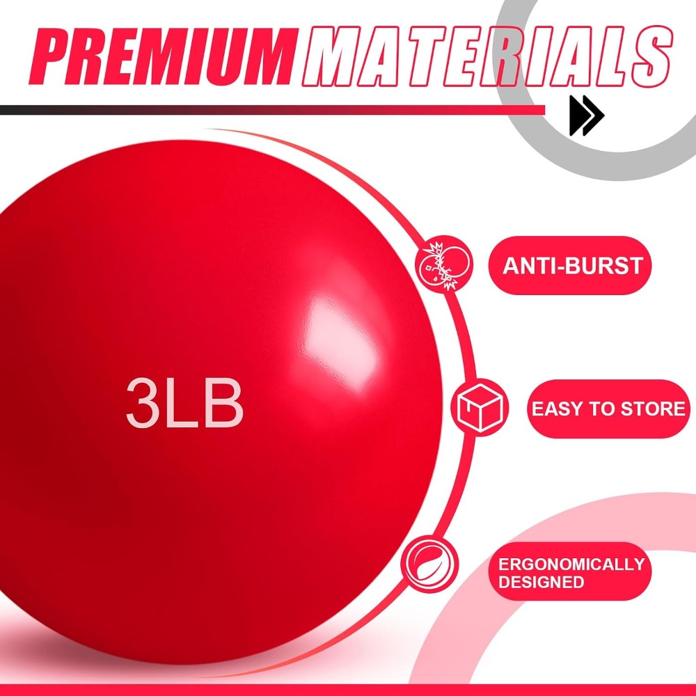 1lb-5lb Gewichtete Trainingsbä – Pilates Yoga Ball Exercises Bewertung und Preis