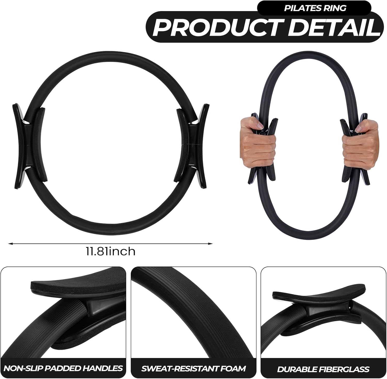 18-teiliges Pilates-Ring- und  – Pilates Yoga Tone Bewertung und Preis