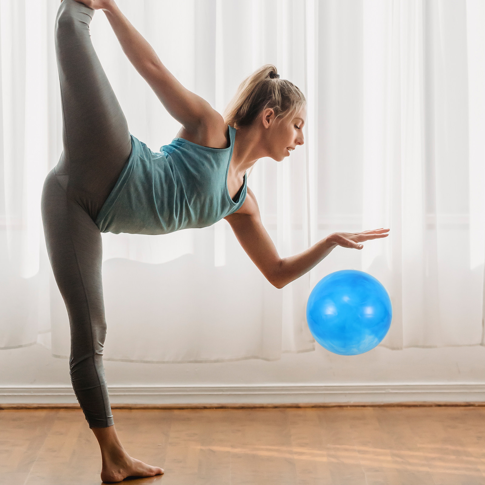 25 cm Bunter Aquarell-Design P – Pilates Yoga Ball Workout Bewertung und Preis