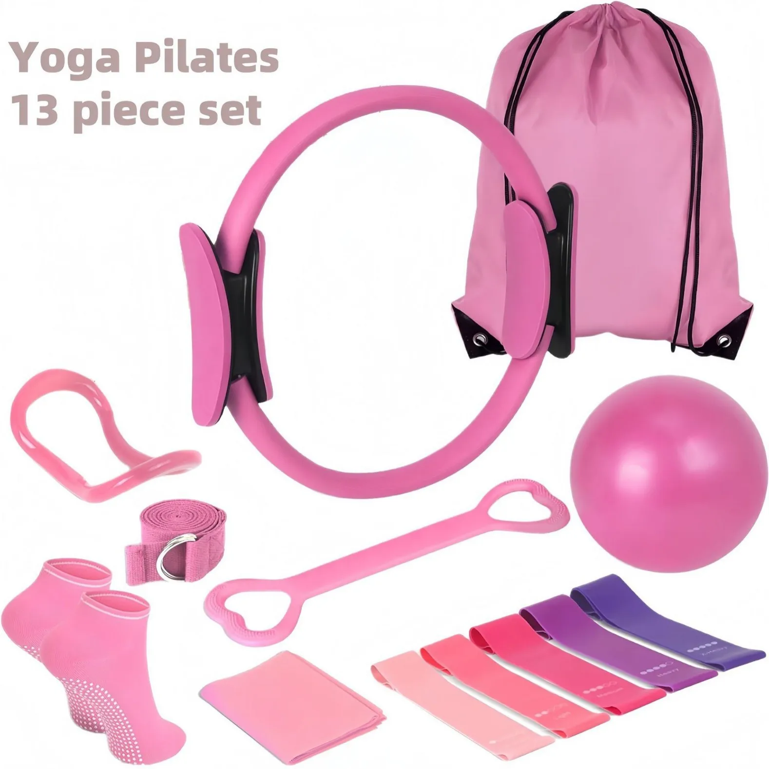 Pilates Ball Set Widerstandsbä – Pilates Yoga Ball Workout Bewertung und Preis