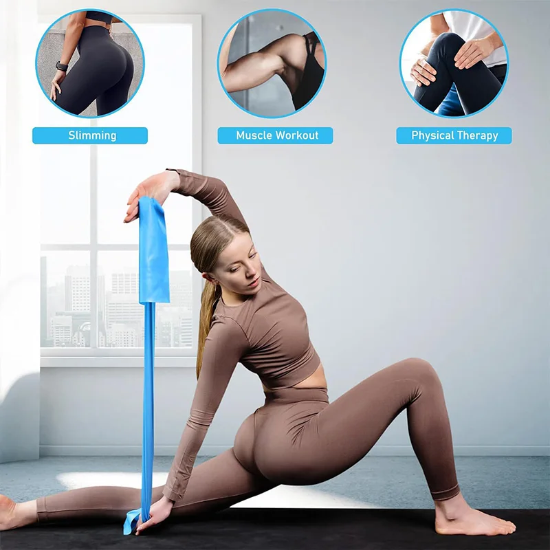 Elastische Yoga-Fitnessbänder, – Pilates Yoga Home Workout Bewertung und Preis