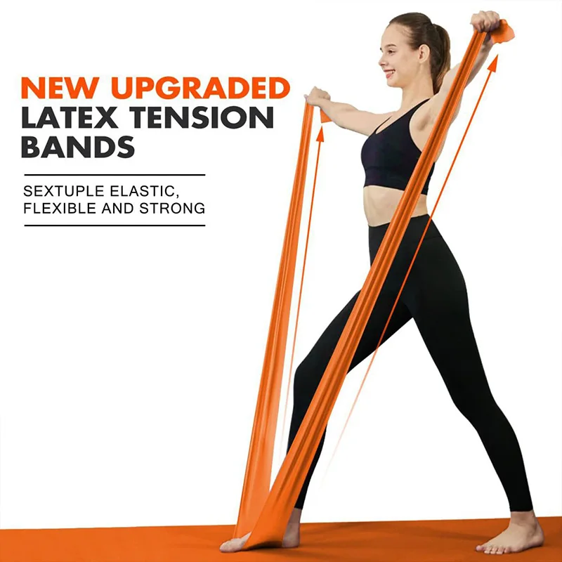 Elastische Yoga-Fitnessbänder, – Pilates Yoga Home Workout Bewertung und Preis